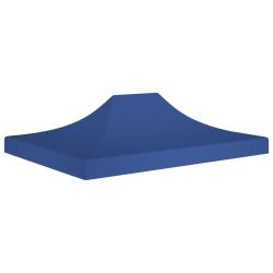 Toit de tente de r&eacute;ception 4,5x3 m Bleu 270 g/m&sup2;