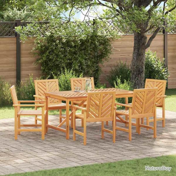 Ensemble de salle � manger pour 7 pc Marron