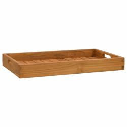 Plateau de service 60x35 cm Bois de teck massif