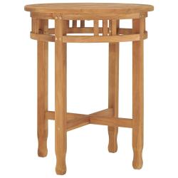 Table de bistro &Oslash;60x75,5 cm bois de teck solide