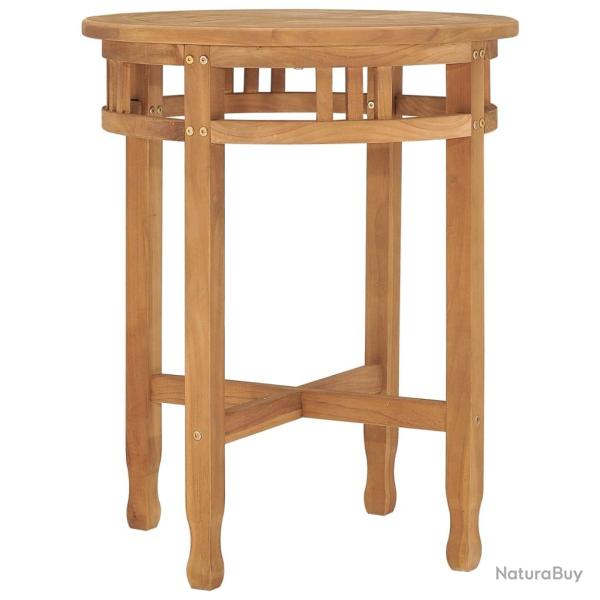 Table de bistro �60x75,5 cm bois de teck solide