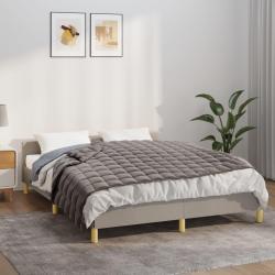 Couverture lest&eacute;e Gris 152x203 cm 7 kg Tissu