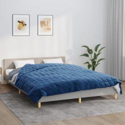 Couverture lest&eacute;e Bleu 200x230 cm 13 kg Tissu