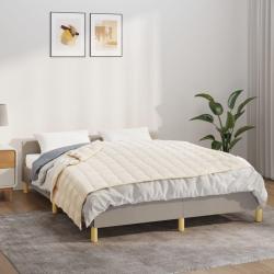 Couverture lest&eacute;e Cr&egrave;me clair 122x183 cm 5 kg Tissu