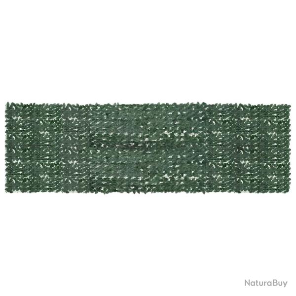 �cran de balcon avec feuilles vert fonc� 500x150 cm