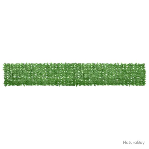 �cran de balcon avec feuilles vert 500x75 cm