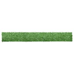 &Eacute;cran de balcon avec feuilles vert 600x75 cm