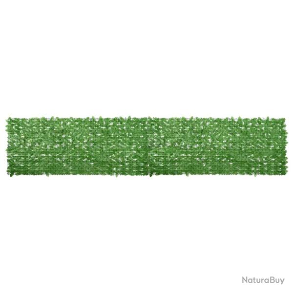 �cran de balcon avec feuilles vert 500x100 cm