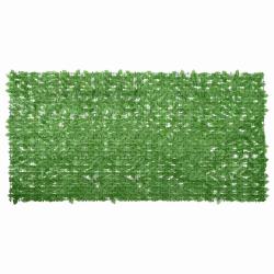 &Eacute;cran de balcon avec feuilles vert 300x150 cm