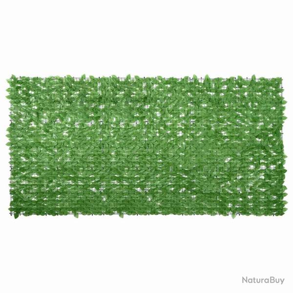 �cran de balcon avec feuilles vert 300x150 cm