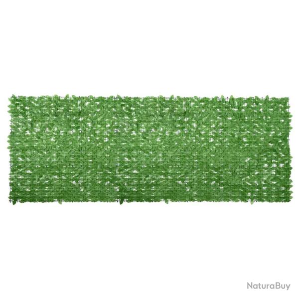 �cran de balcon avec feuilles vert 400x150 cm