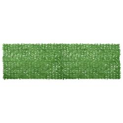 &Eacute;cran de balcon avec feuilles vert 500x150 cm