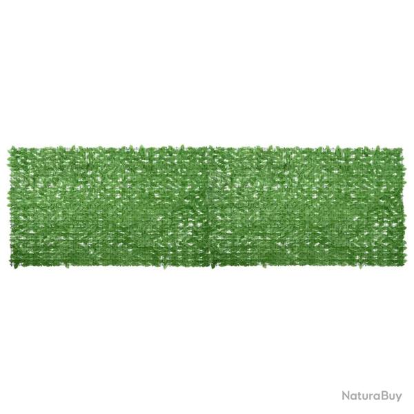 �cran de balcon avec feuilles vert 500x150 cm