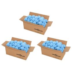 Boules anti-bact&eacute;riennes filtrantes de piscine bleu 2100 g PE