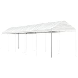 Belv&eacute;d&egrave;re avec toit blanc 11,15x2,28x2,69 m poly&eacute;thyl&egrave;ne
