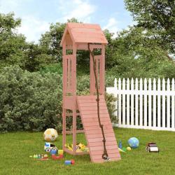 Maisonnette de jeu avec mur d'escalade bois massif Douglas