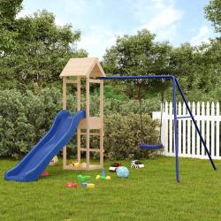 Aire de jeux d'ext&eacute;rieur bois de pin massif