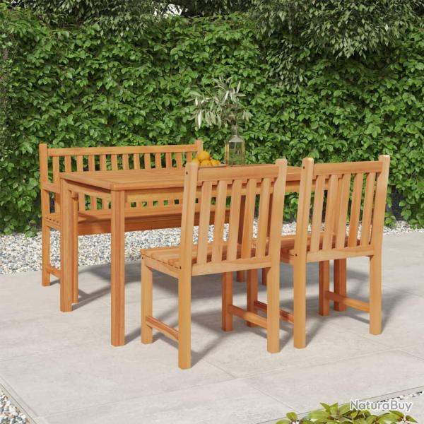 Ensemble � manger de 4 pcs Bois de teck massif