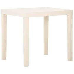 Table de Blanc 79x65x72 cm Plastique