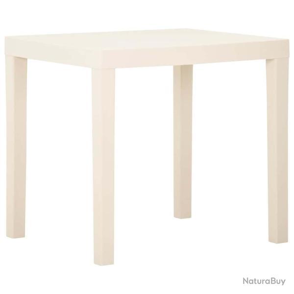 Table de Blanc 79x65x72 cm Plastique