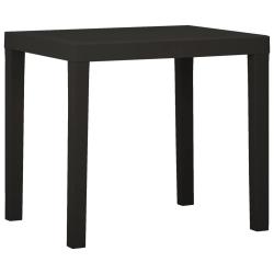 Table de Anthracite 79x65x72 cm Plastique