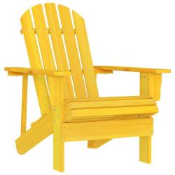 Chaise de Adirondack bois de sapin massif jaune