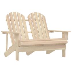 Chaise de Adirondack 2 places bois de sapin massif