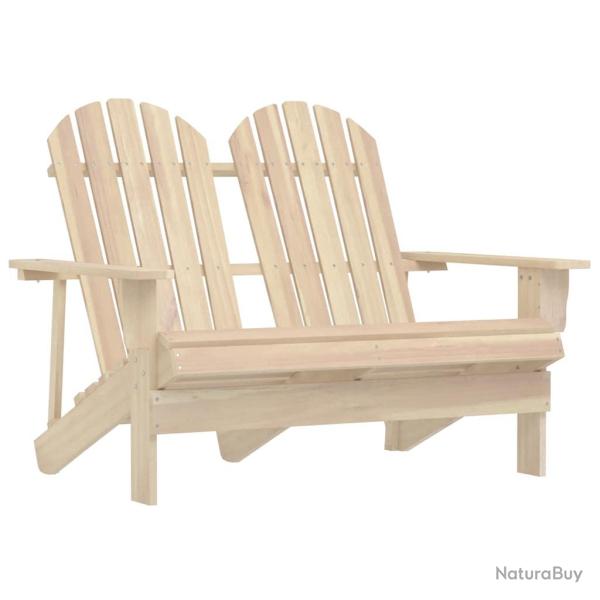 Chaise de Adirondack 2 places bois de sapin massif