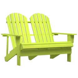 Chaise de Adirondack 2 places bois de sapin massif vert