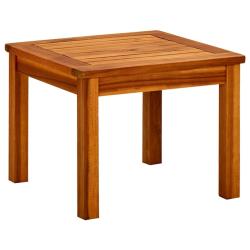 Table basse de 45x45x36 cm Bois solide d'acacia