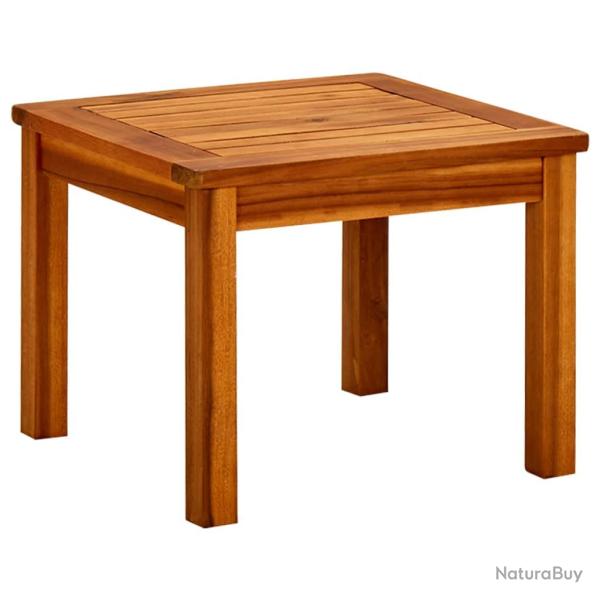 Table basse de 45x45x36 cm Bois solide d'acacia