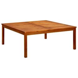 Table basse de 110x110x45 cm Bois solide d'acacia