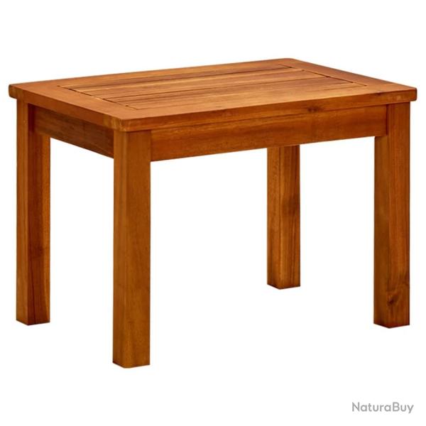Table basse de 50x35x36 cm Bois solide d'acacia