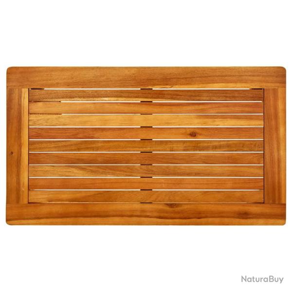 Table basse de 70x40x36 cm Bois solide d'acacia