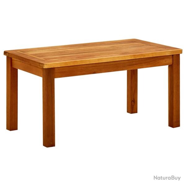 Table basse de 70x40x36 cm Bois solide d'acacia