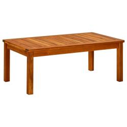 Table basse de 90x50x36 cm Bois solide d'acacia