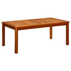 Table basse de 110x60x45 cm Bois solide d'acacia
