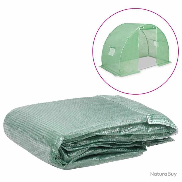 Couverture de remplacement de serre (4,5 m�) 300x150x200cm Vert