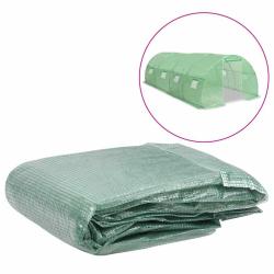 Couverture de remplacement de serre (18 m&sup2;) 300x600x200 cm Vert
