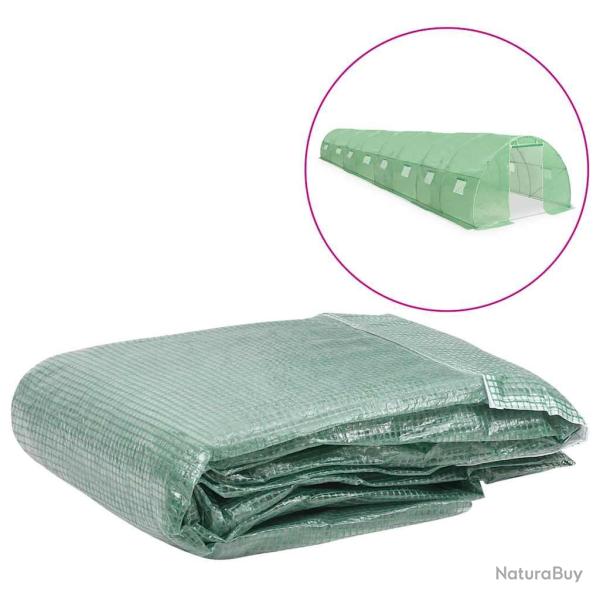 Couverture de remplacement de serre (36 m�) 300x1200x200cm Vert