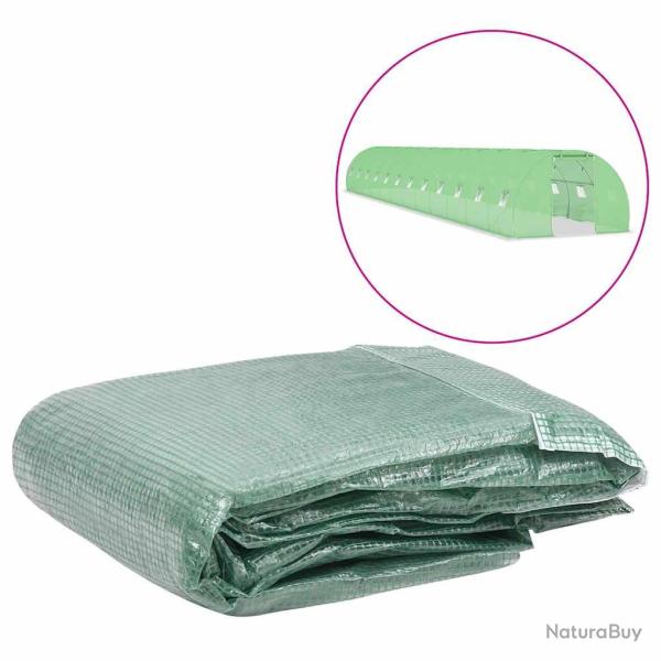 Couverture de remplacement de serre (54 m�) 300x1800x200cm Vert