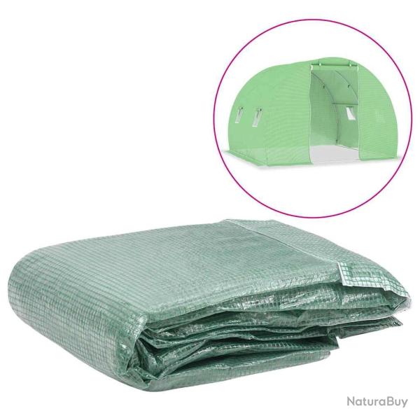 Couverture de remplacement de serre (6 m�) 200x300x200 cm Vert