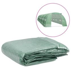 Couverture de remplacement de serre (32 m&sup2;) 400x800x200 cm Vert