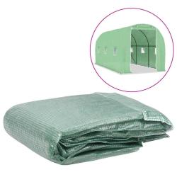 Couverture de remplacement de serre (9 m&sup2;) 200x450x200 cm Vert