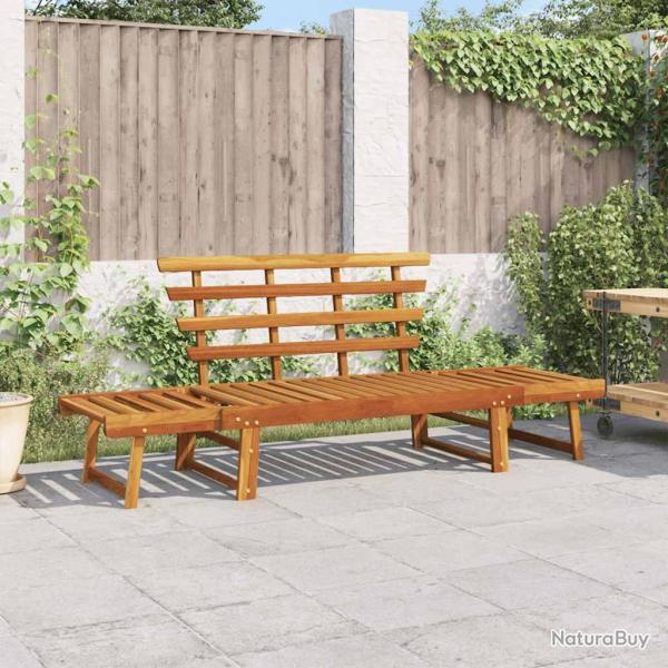 Banc de 2-en-1 190 cm Bois solide d'acacia