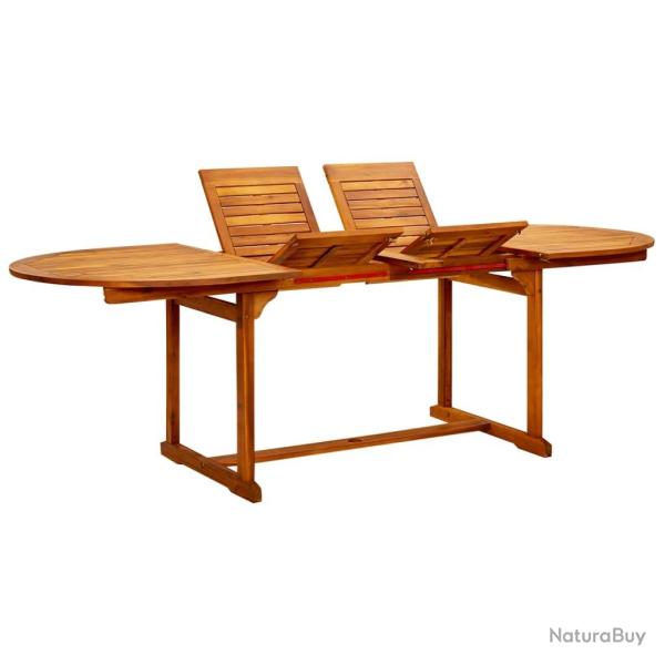 Table � d�ner de (160-240)x100x75cm Bois d'acacia massif