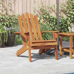 Chaise de Adirondack Bois d'acacia massif