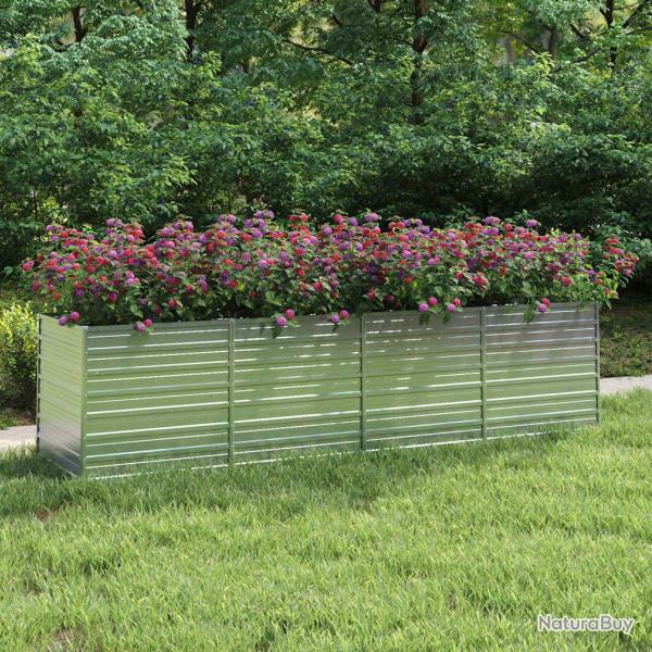Lit sur�lev� de 320x80x77 cm Acier galvanis� Argent�