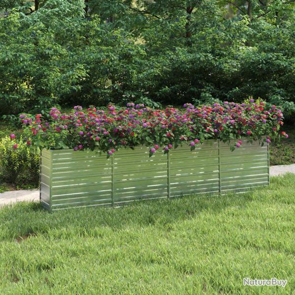 Lit sur�lev� de 320x40x77 cm Acier galvanis� Argent�