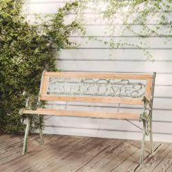 Banc de 122 cm Bois de sapin massif